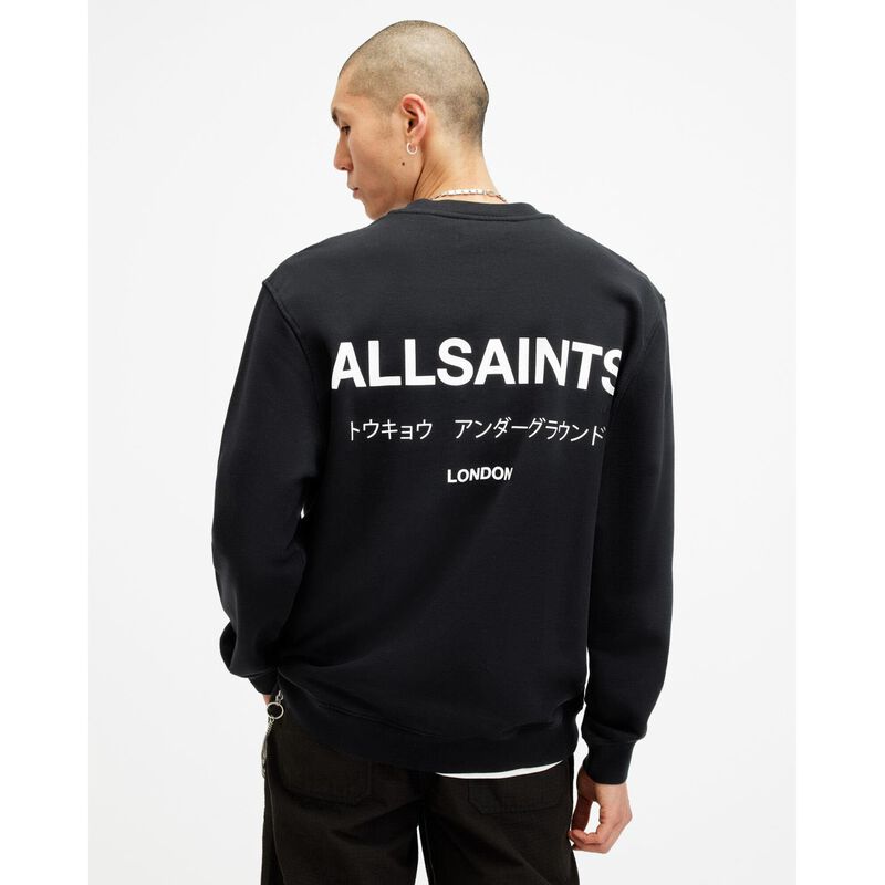 AllSaints Underground Relaxed Fit Crew Neck Sweatshirt image number 1